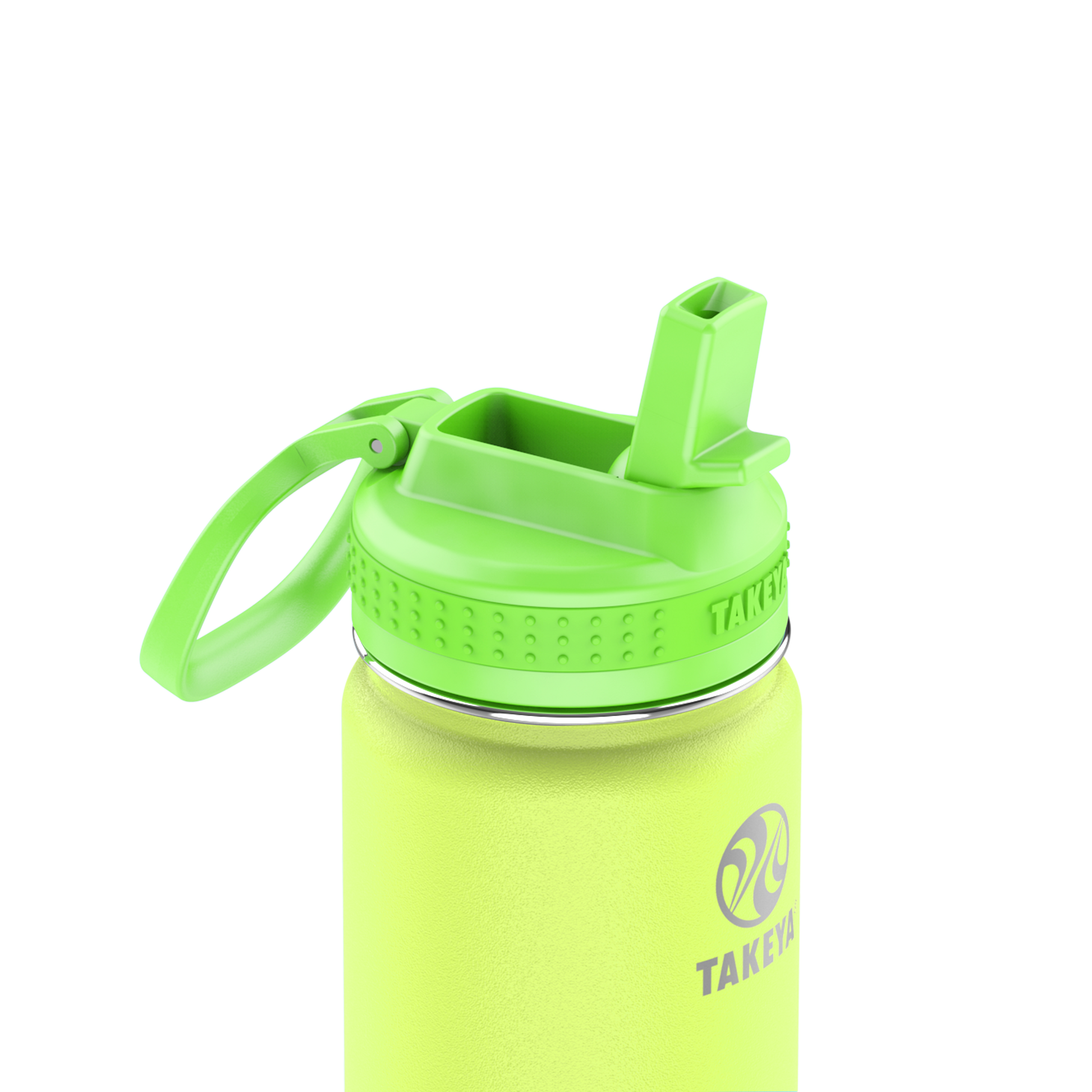 actives-kids-glow-in-the-dark-water-bottle-with-straw-lid-r5 51075-Actives-Kids-Straw-18-GID-LightningGreen-closeup.png