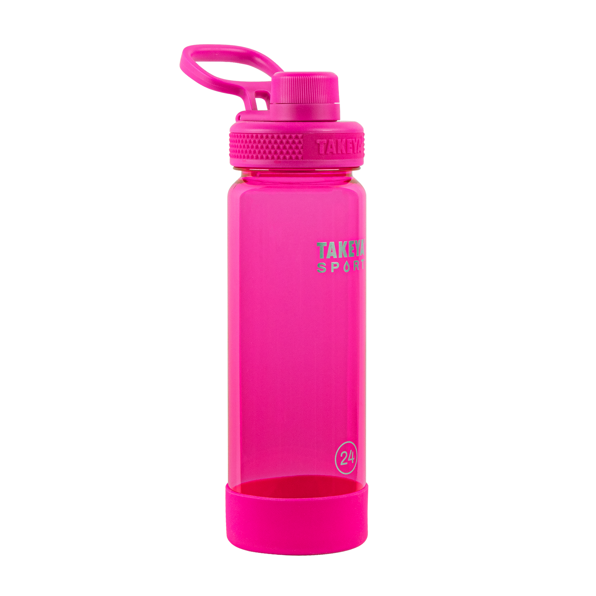 tritan-sport-water-bottle-with-spout-lid-d8 51671-TKS-Tritan-Spout-24-PinkSweep-frontangle.png