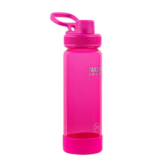 tritan-sport-water-bottle-with-spout-lid-d8 51671-TKS-Tritan-Spout-24-PinkSweep-frontangle.png