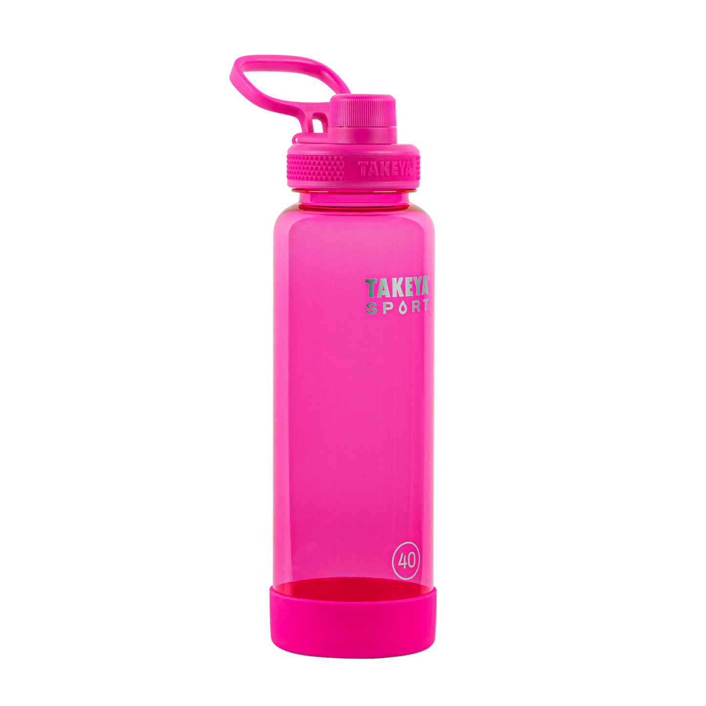 tritan-sport-water-bottle-with-spout-lid-d8 52030-TKS-Tritan-Spout-40-PinkSweep-frontangle.png