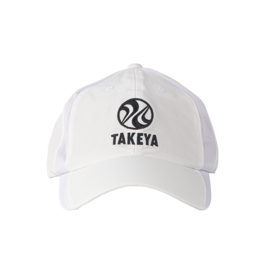 takeya-sport-vented-adjustable-hat-i8 97285-TK-PB-Hat-White-Front.png
